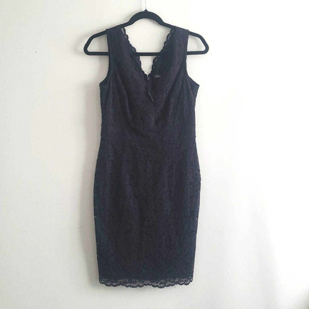 Esprit Navy Lace Sleeveless Cocktail Dress Size 6